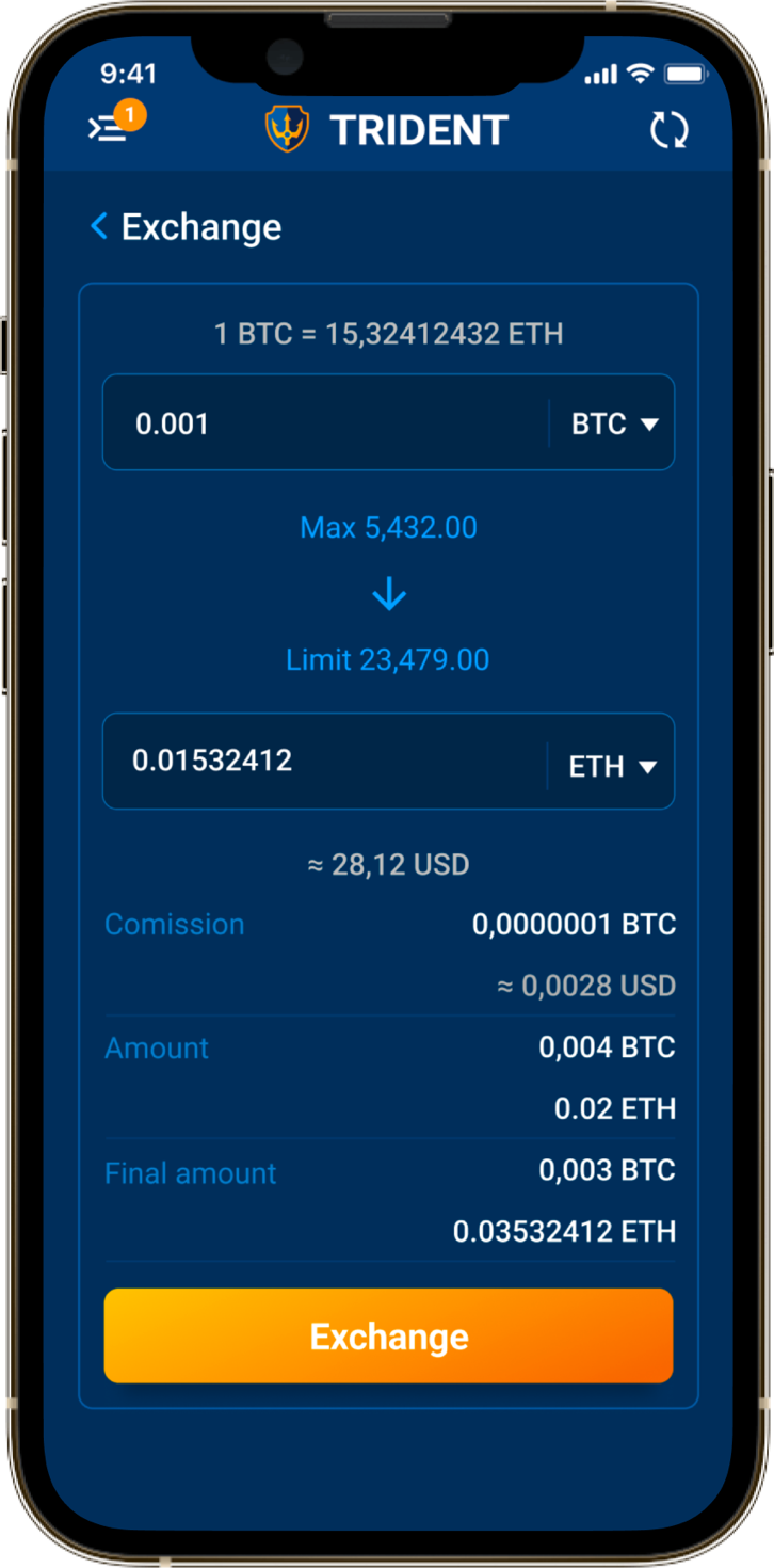 Trident in detail. Exchange Trident.market